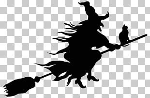 Silhouette Broom Witchcraft Stock Illustration Png Clipart Bat Black