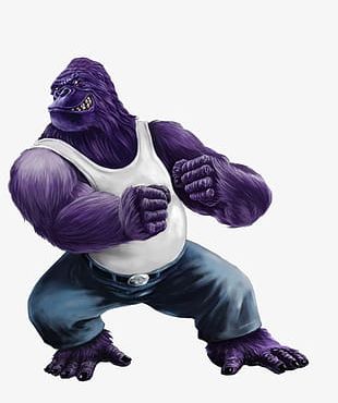 Cartoon Gorilla PNG