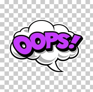 Comics Speech Balloon Sticker PNG