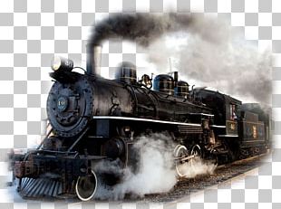 Train Rail Transport Valley Railroad Passenger Car Steam Locomotive PNG