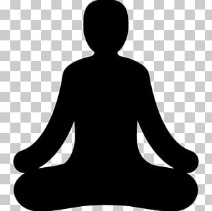 Buddhist Meditation Buddhism Lotus Position PNG, Clipart, Black And ...