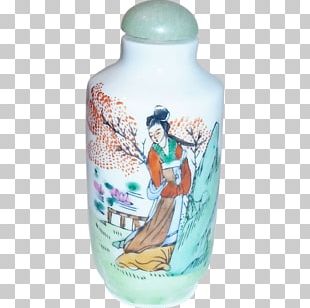 Snuff Bottle Jadeite Porcelain PNG