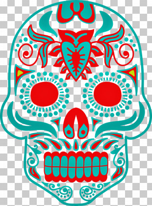 Sugar Skull PNG, Clipart, Calavera, Cricut, Day Of The Dead, La ...