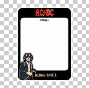Highway To Hell AC/DC Frames Computer Font PNG