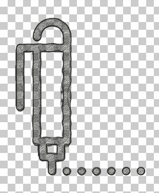 Tools And Utensils Icon Dashed Elements Icon Pen Icon PNG