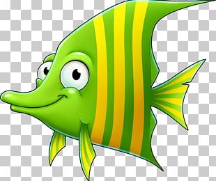 Green Cute Fish PNG, Clipart, Cartoon, Cartoon Animal, Colour, Cute ...