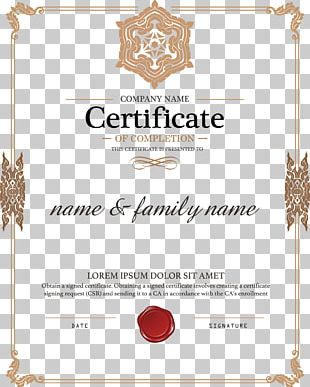 Academic Certificate Template Diploma PNG, Clipart, Academic ...