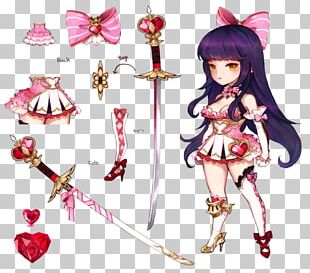 Seven Knights Character Model Sheet Concept Art PNG