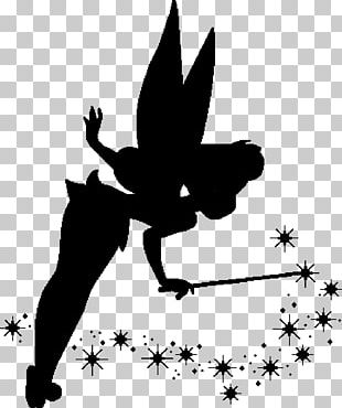 Tinker Bell Silhouette Fairy PNG, Clipart, Animals, Art, Black And ...