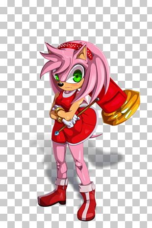 Amy Rose Sonic Advance SegaSonic the Hedgehog Fan art, amy rose inflation, sonic  The Hedgehog, vertebrate, flower png