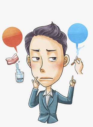 Cartoon Person Thinking PNG Images, Cartoon Person Thinking Clipart Free  Download