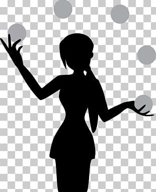 circus tightrope walker silhouette