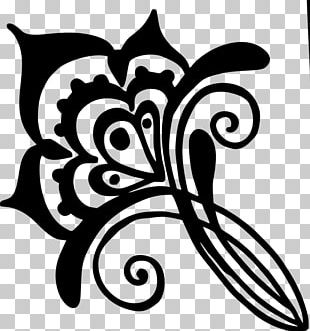 Flower Henna Mehndi Art PNG, Clipart, Area, Art, Black And White ...