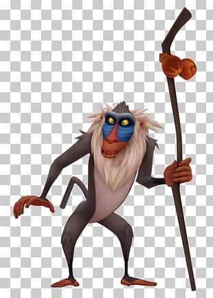 Rafiki Scar Lion Mandrill Mufasa PNG, Clipart, Art, Beak, Bird ...