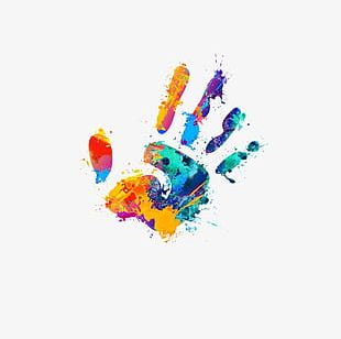 baby handprints clipart free