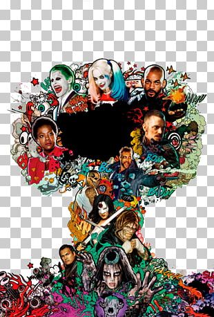 Batman Harley Quinn Sergeant Ames Bravo 14 Deadshot Film Poster PNG