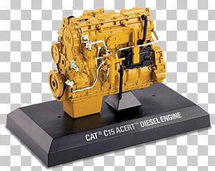 Caterpillar Inc. Peterbilt 379 1:12 Scale Engine PNG