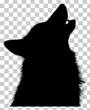 Wolf Silhouette - Wolf Silhouette Howling Art Illustration PNG
