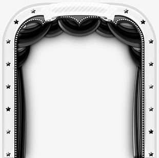 Star Curtain Border PNG