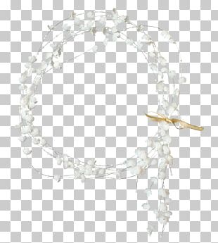 White Frame Photography Wreath PNG