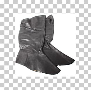 Boot Shoe Glove Black M PNG
