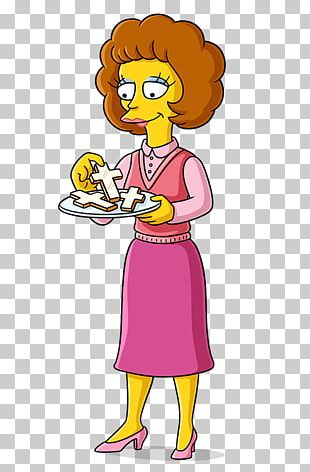 Ned Flanders Edna Krabappel Spider Pig Maude Flanders Character PNG ...