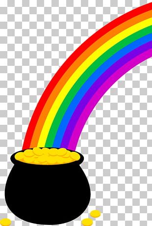 Rainbow Pot Of Gold PNG