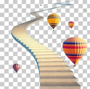 Hot Air Balloon Poster PNG
