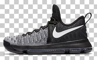 Microphone Nike Mic Drop KD 9 Black White Sports Shoes PNG