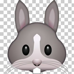 Emoji Rabbit IPhone Text Messaging Sticker PNG