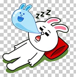 Sticker Line Friends Decal Sleep PNG