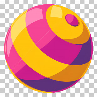 Beach Ball - Colorful Toy Ball PNG