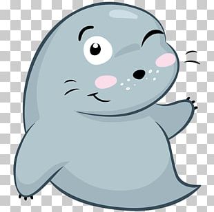 Sticker VKontakte Telegram Marine Mammal PNG