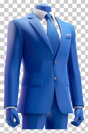 Blue Suit - Elegant Blue Business Suit PNG
