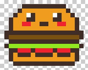 Pixel Art Hamburger Et Frite