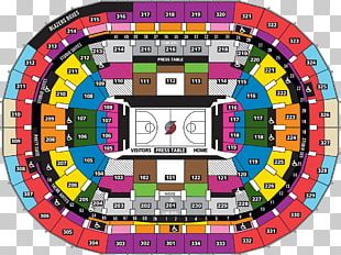 Moda Center RoseQuarter Portland Trail Blazers NBA Seating Assignment PNG