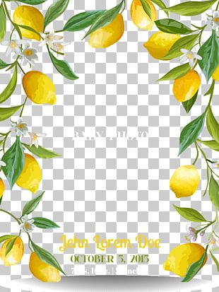 Lemon Border Svg