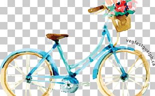 Bicycle Baskets Cycling Watercolor Painting PNG, Clipart, Art, Bicycle ...