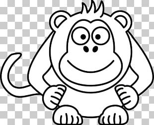 Cartoon Black And White Drawing PNG