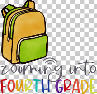 Bag Backpack Handbag Baggage Yellow PNG
