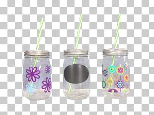 Mason Jar Plastic Artificial Flower Glass Lid PNG