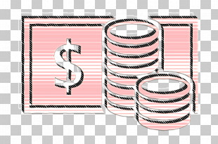 Basic Icons Icon Commerce Icon Coins Stacks And Banknotes Icon PNG