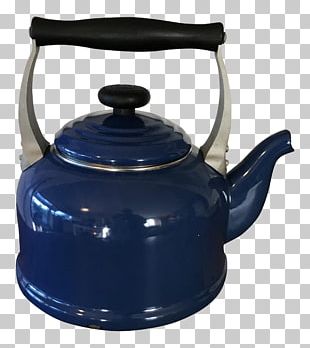 Electric Kettle Teapot Cobalt Blue PNG