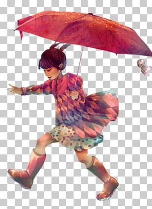 Umbrella Child PNG
