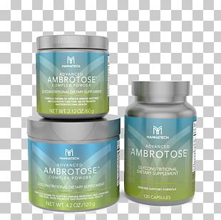Dietary Supplement Mannatech Advanced Ambrotose 120 Capsules Transform Your Health With Advanced Cellular Support For Your Immune System PNG
