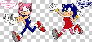 Sonamy Family By Donamorteboo - Sonic And Amy's Family - Free Transparent  PNG Clipart Images Download