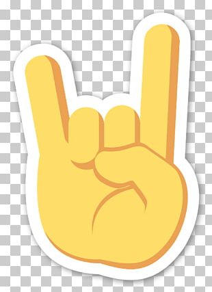 Sign Of The Horns Emoji Rock Music Symbol PNG, Clipart, Area, Black And ...