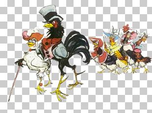 Rooster Horse Chicken As Food Character PNG