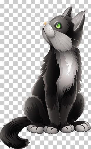 Black Cat Kitten PNG, Clipart, Animals, Autocad Dxf, Bat, Black, Black ...