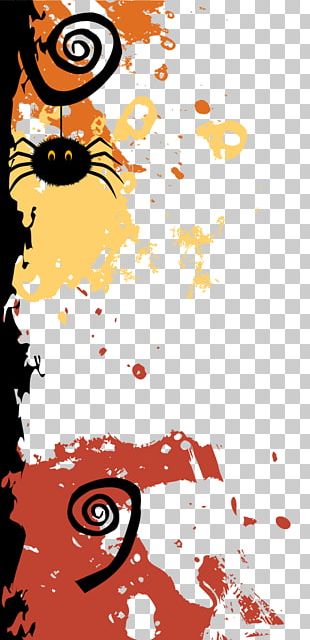 Dog Cat Spider Collar Halloween PNG